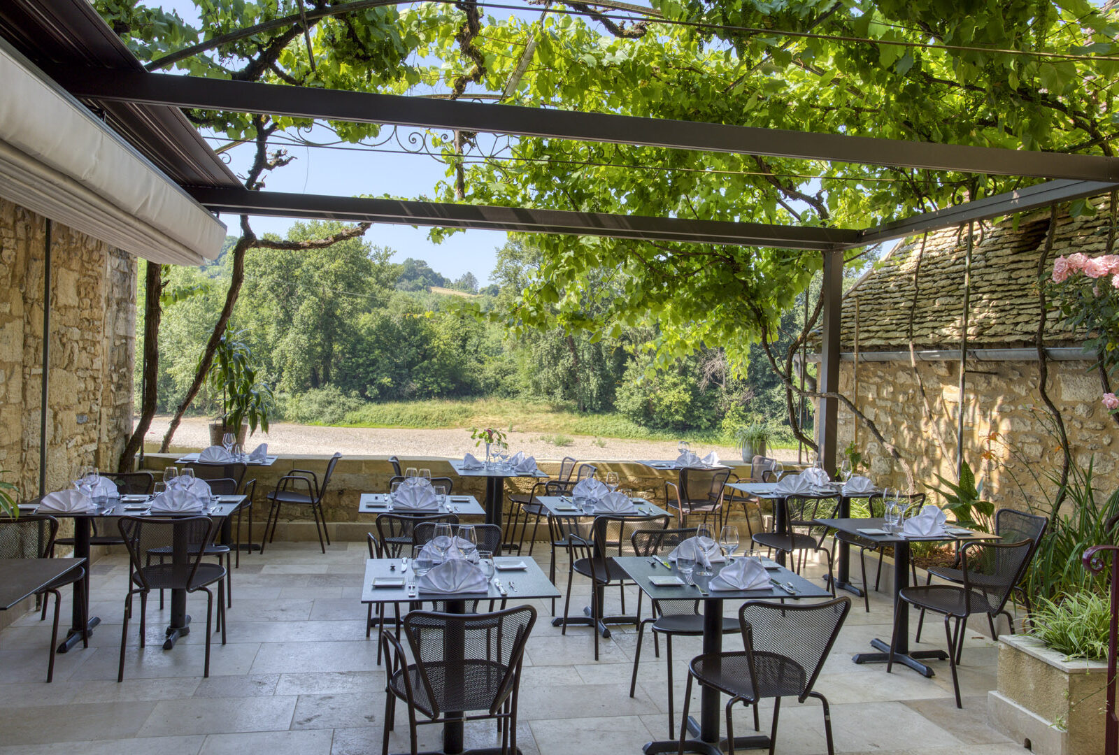 La Belle Etoile Restaurant La Roque Gageac Terrasse 5934