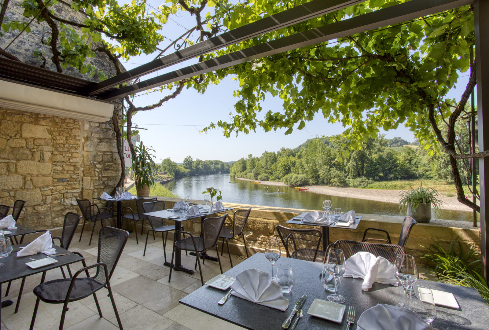 La Belle Etoile Restaurant La Roque Gageac Terrasse 5970