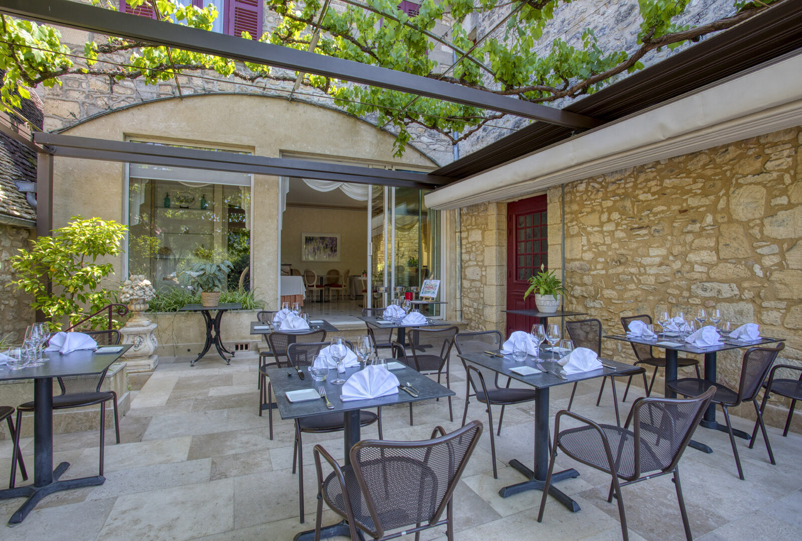 La Belle Etoile Restaurant La Roque Gageac Terrasse 6027